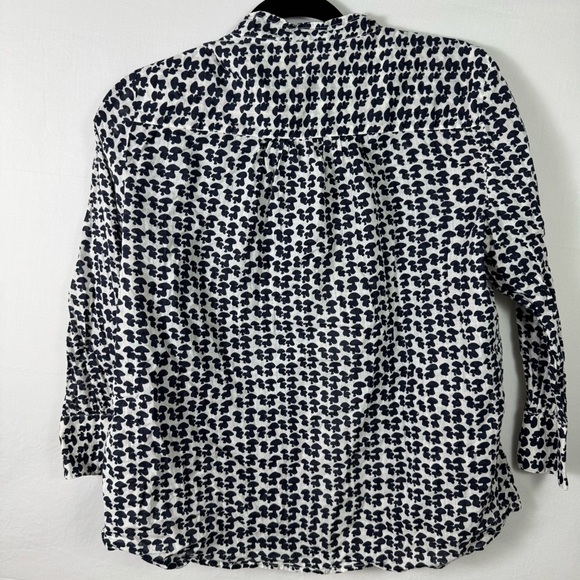J. Crew Women's Black and White Button Down Top Womens No Size - Picture 2 of 5